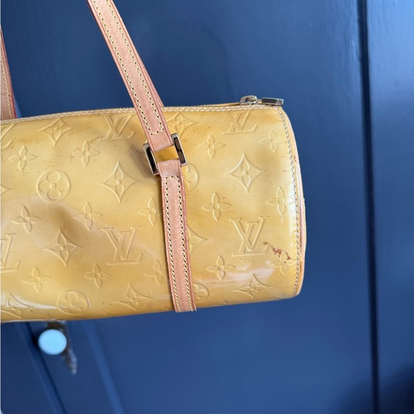 Louis Vuitton Yellow Perle Monogram Vernis Bedford Bag - Picture 5 of 9